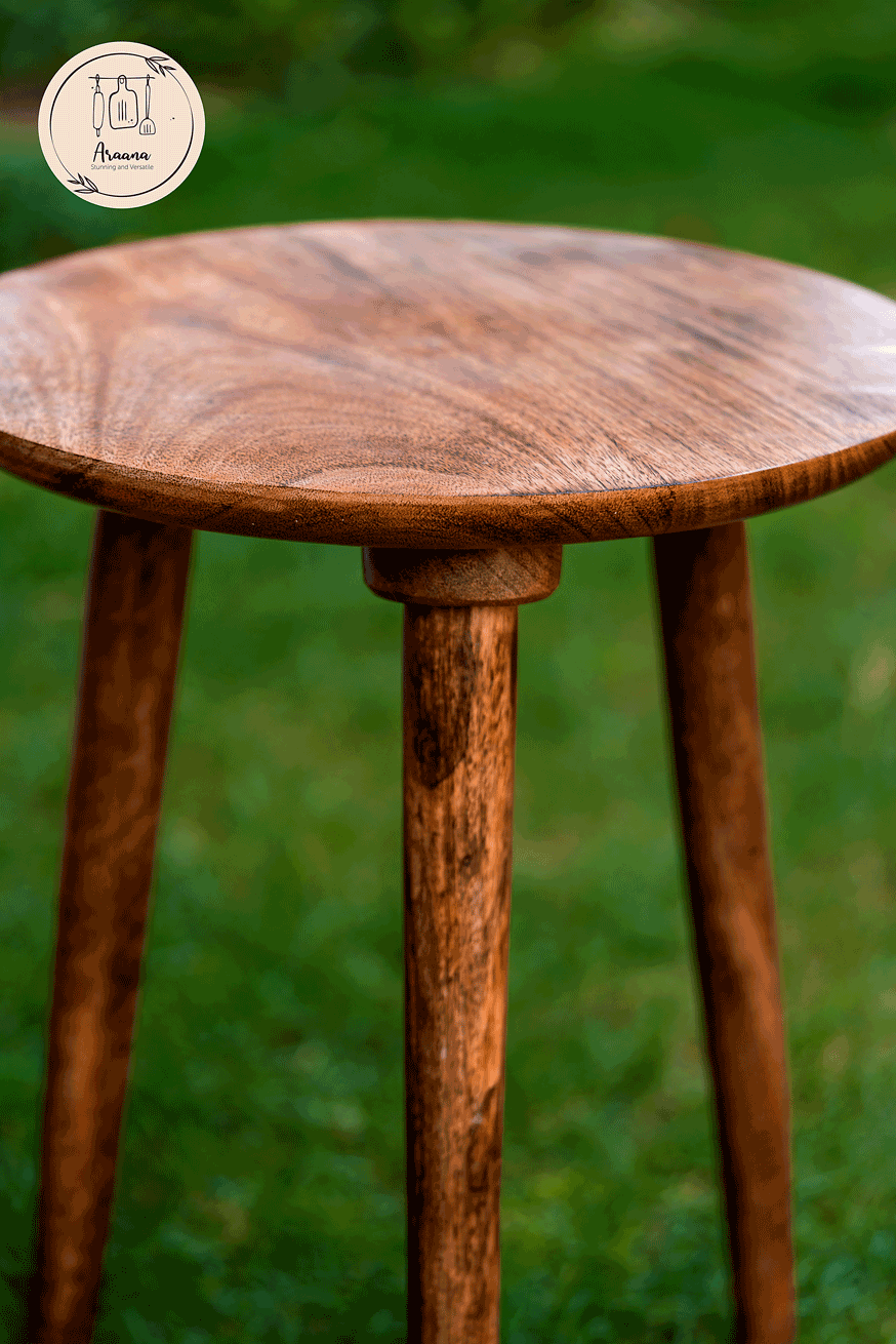 Thumbnail preview #8 for Saral Uttmansh - 3 legged wooden stool