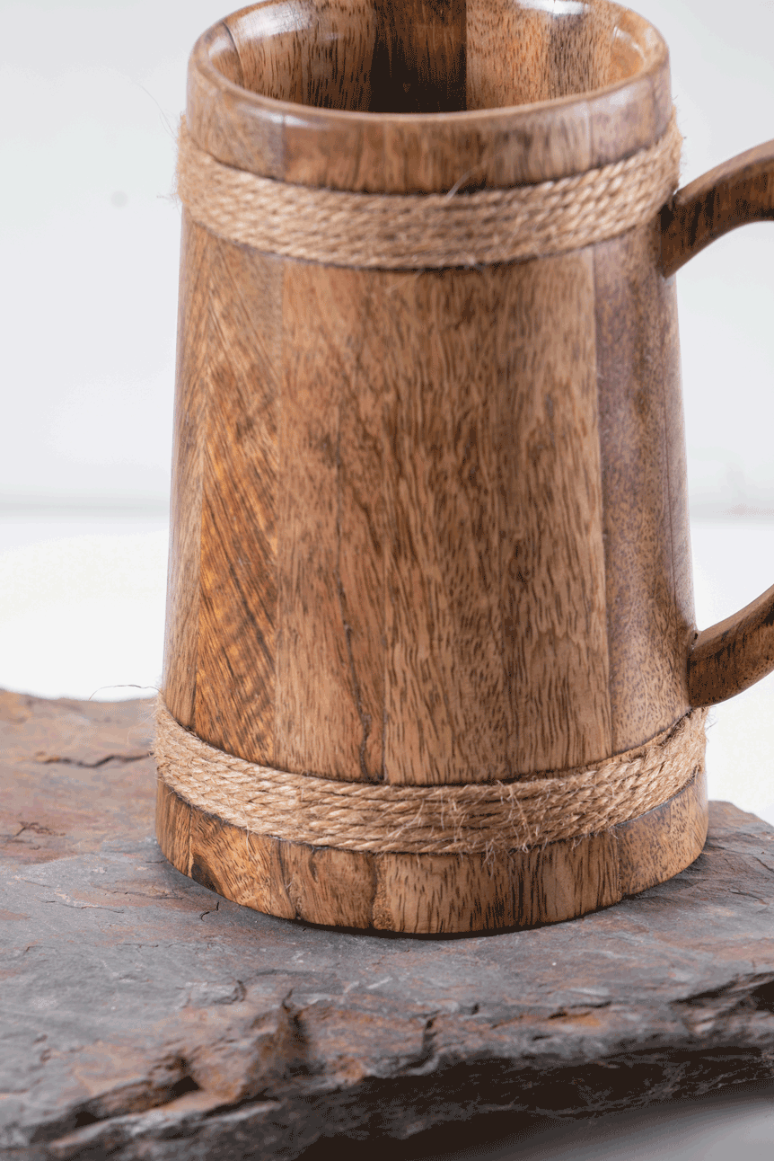 Thumbnail preview #8 for Bulbul - Wooden beer mug