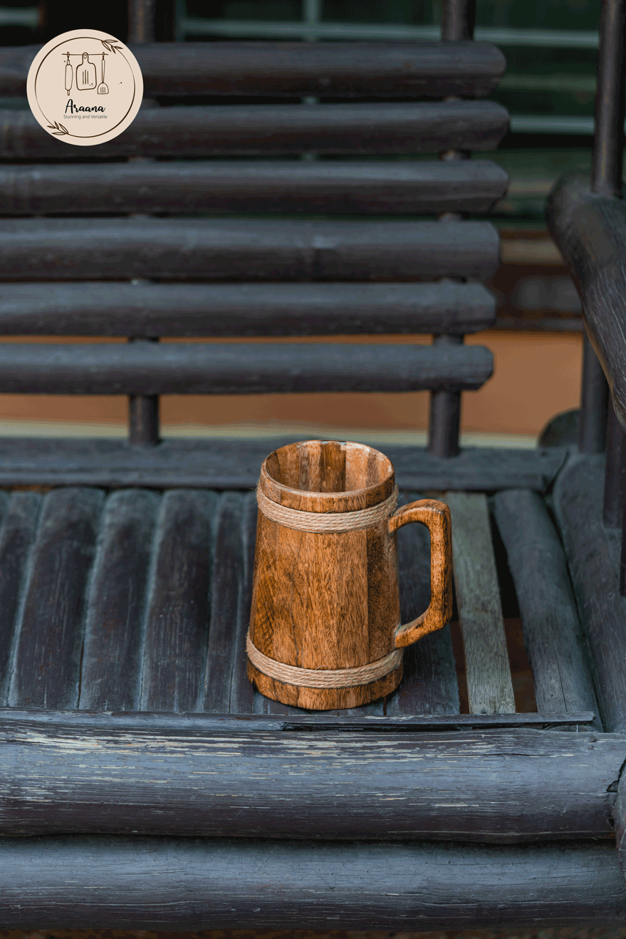 Thumbnail preview #10 for Bulbul - Wooden beer mug