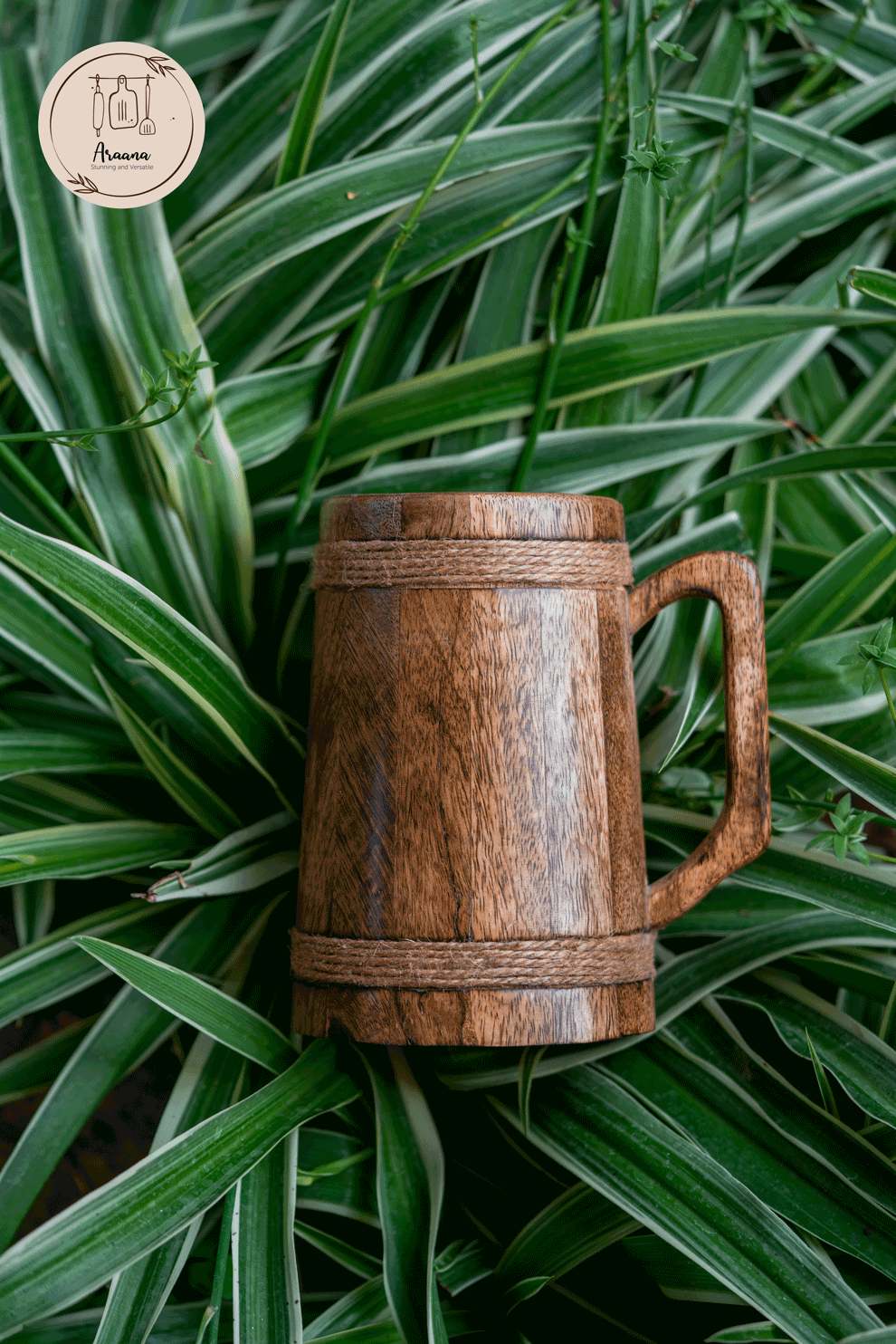 Thumbnail preview #12 for Bulbul - Wooden beer mug