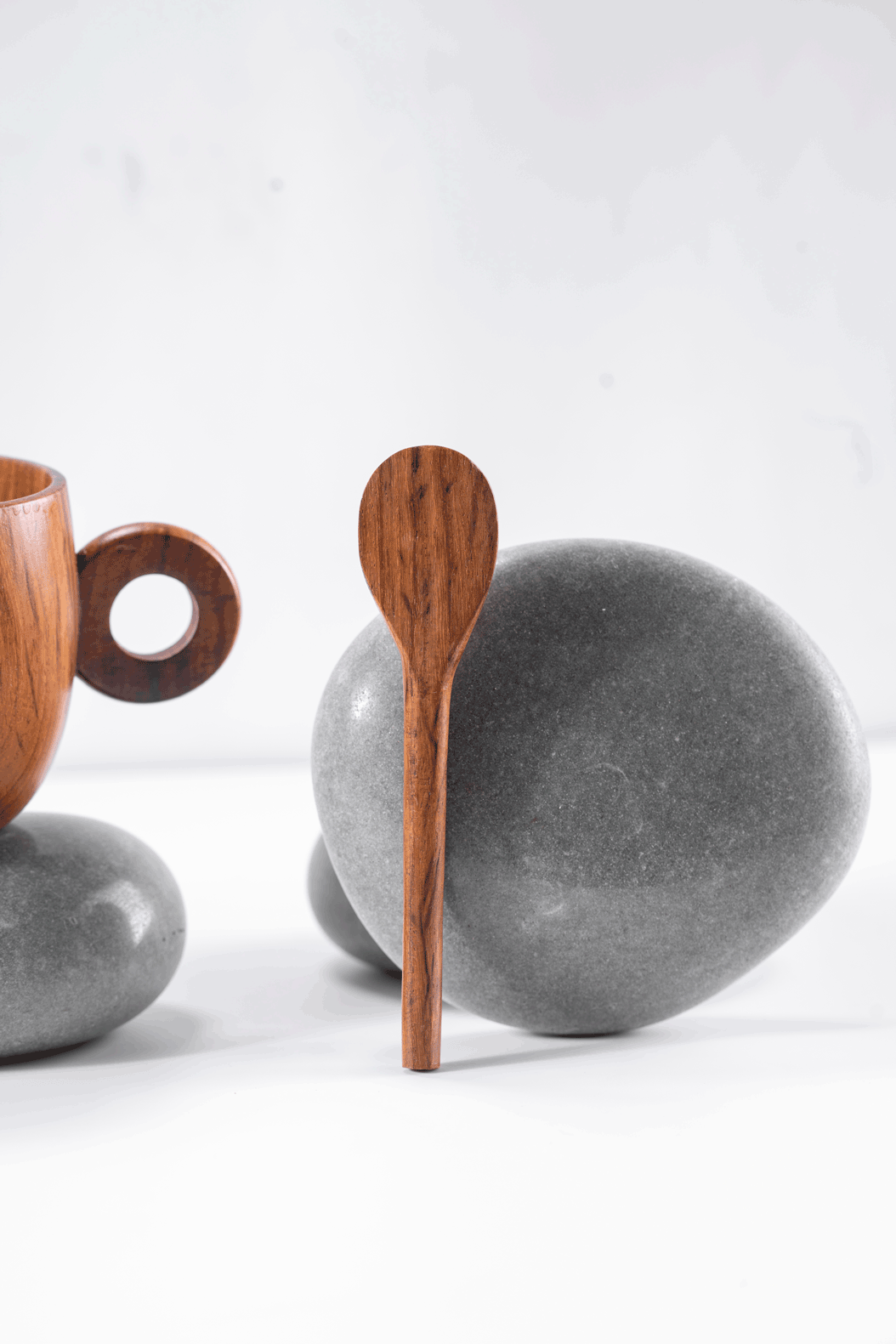 Thumbnail preview #8 for Shikora - Wooden cup saucer and spoon set