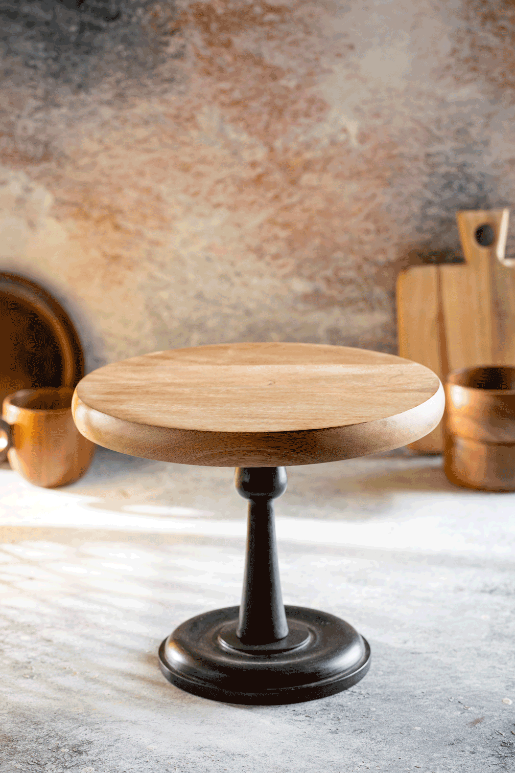 Thumbnail preview #0 for Poorna - Classic wooden cake stand